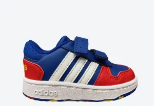 Adidas scarpa sneakers da infante Hoops 2.0CMF I FY9445 blu-rosso-bianco