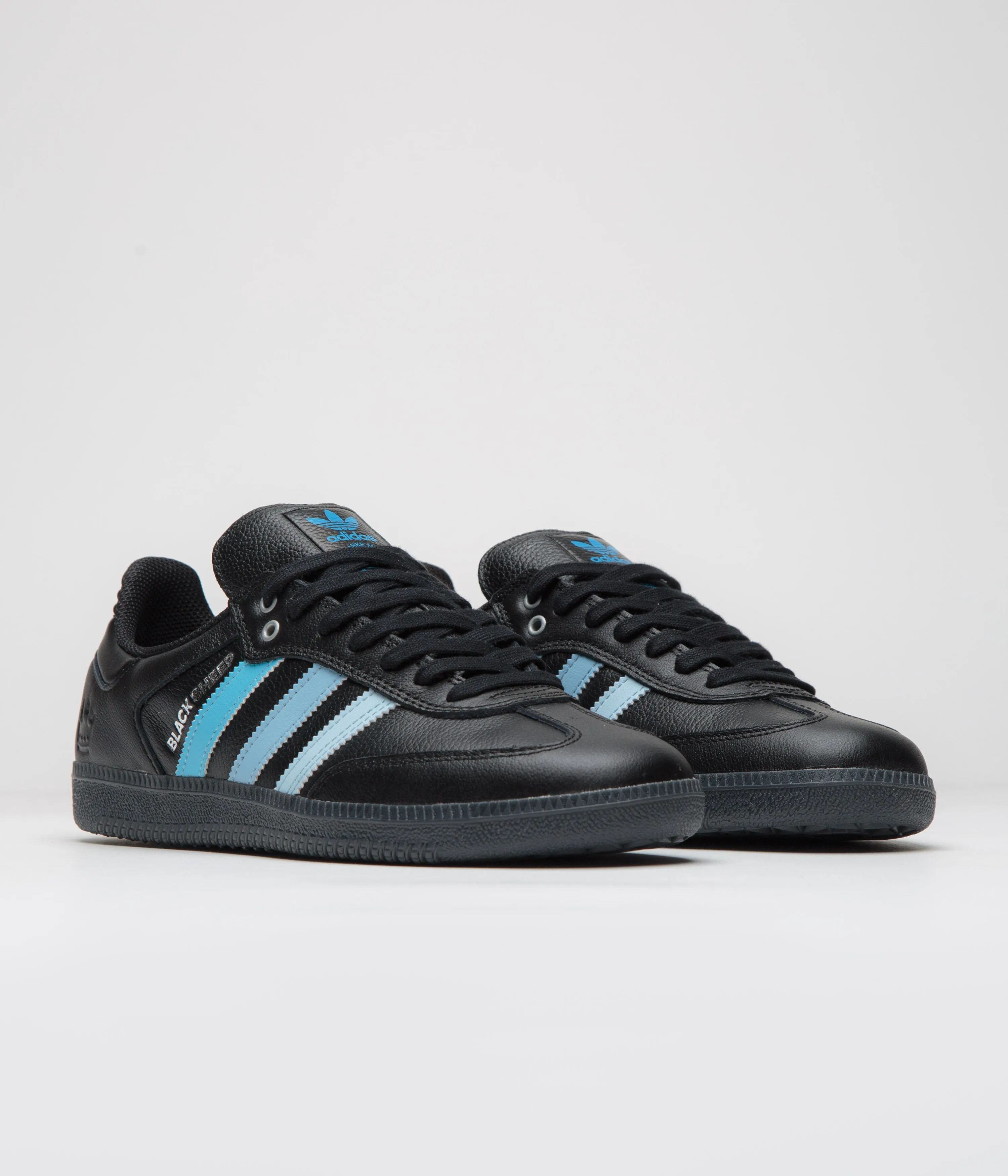 Adidas x Black Sheep x Charlotte FC Samba ADV Shoes - Core Black / FTWR White / Ice Blue