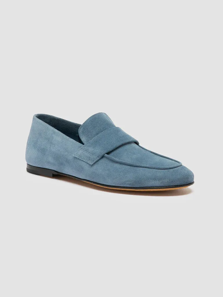 Blair Suede Loafers - Indigo