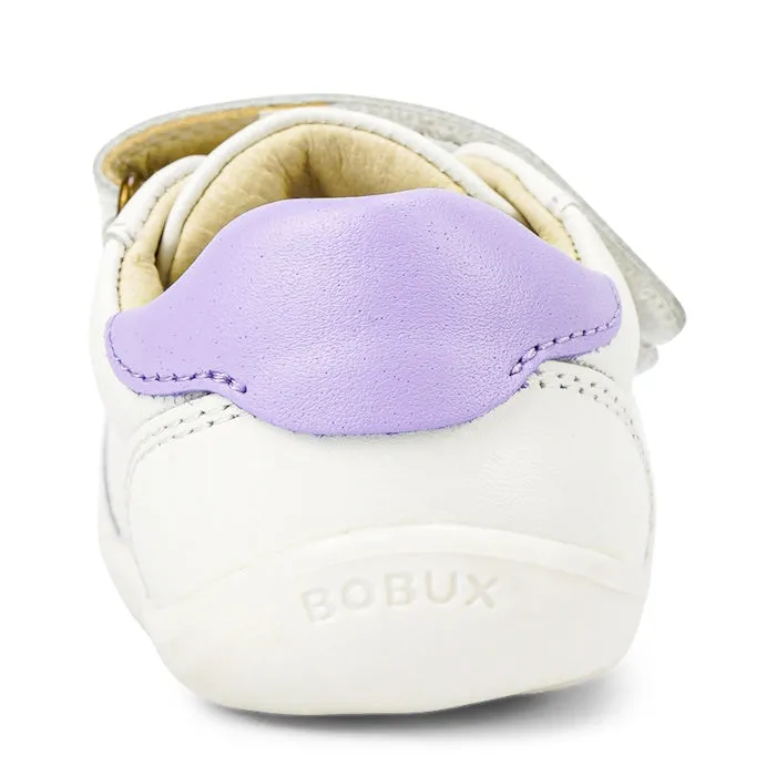 Bobux Step Up SU Riley Sneaker White Lilac