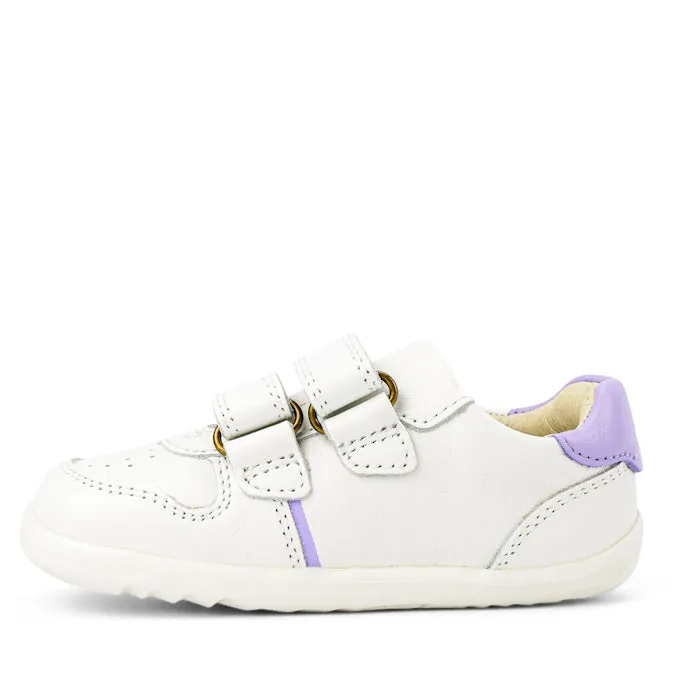 Bobux Step Up SU Riley Sneaker White Lilac