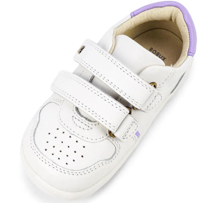 Bobux Step Up SU Riley Sneaker White Lilac