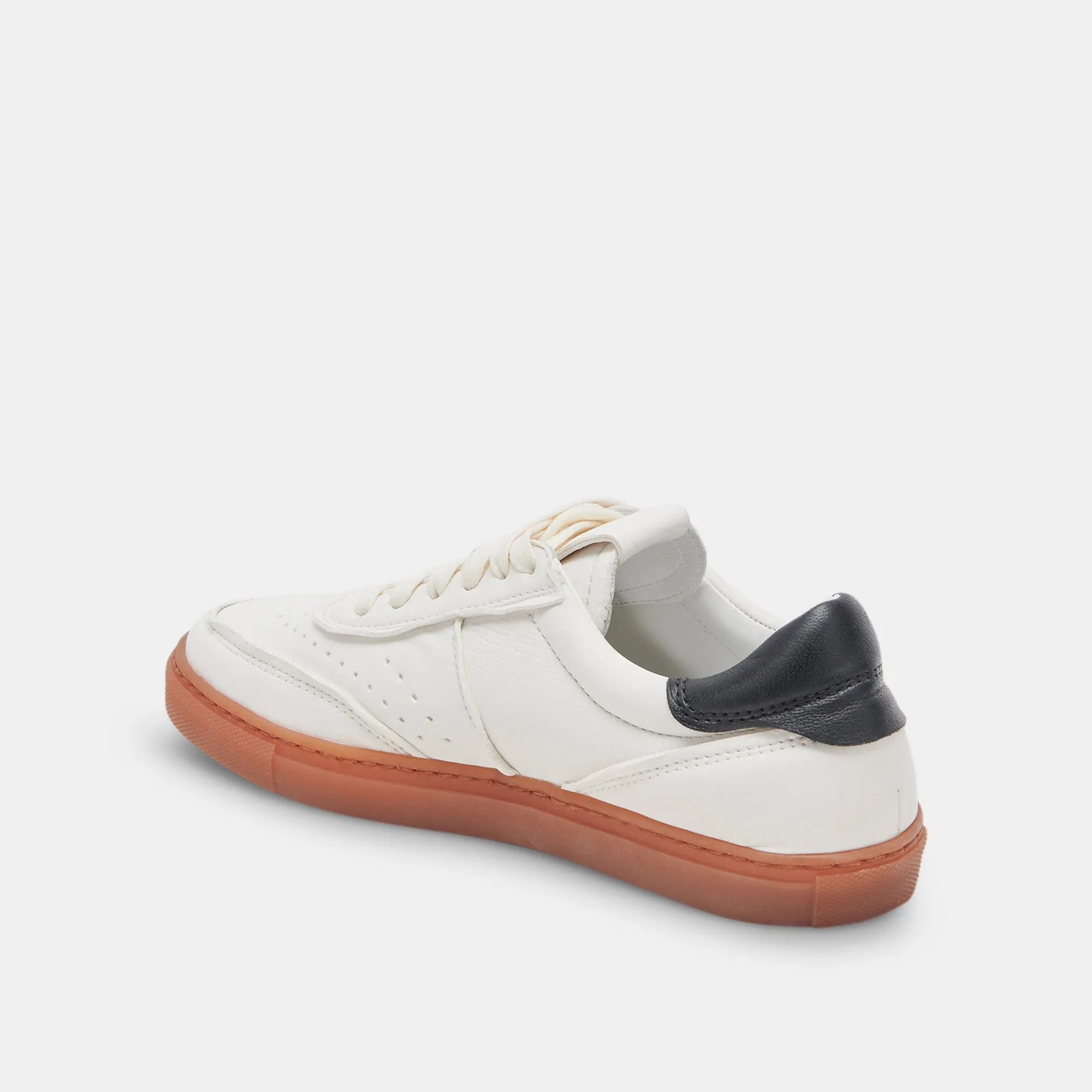 BODEN SNEAKERS WHITE BLACK LEATHER