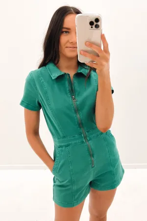 Boston Playsuit Green