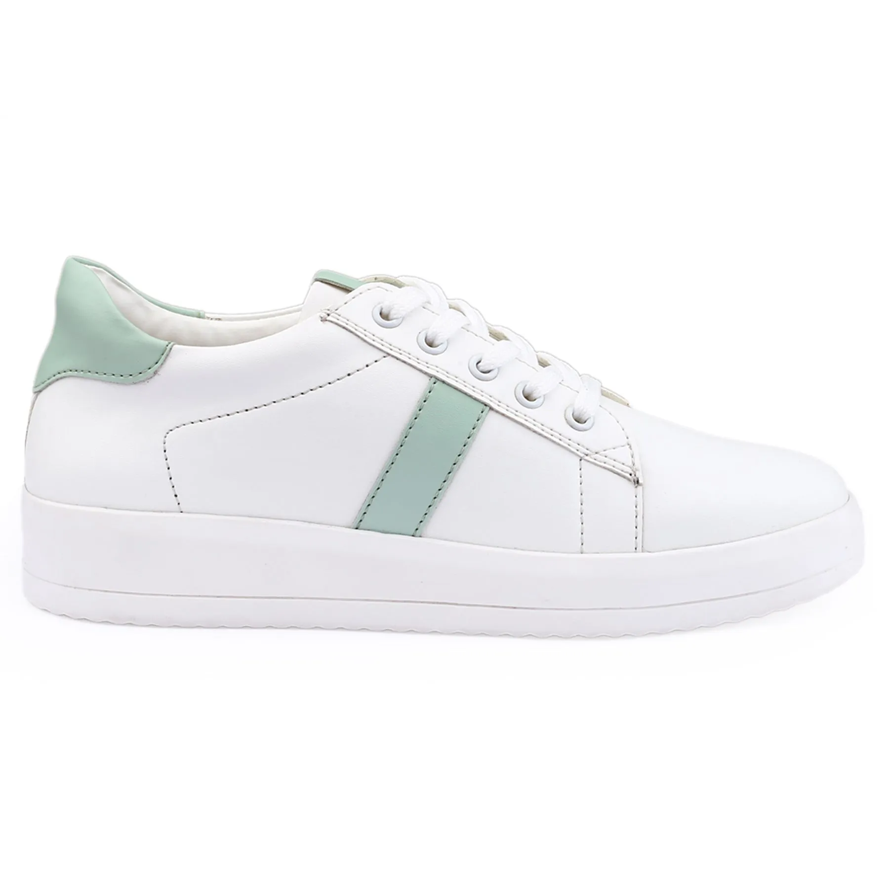 Bxxy Women's Faux Leather Casual Sneakers