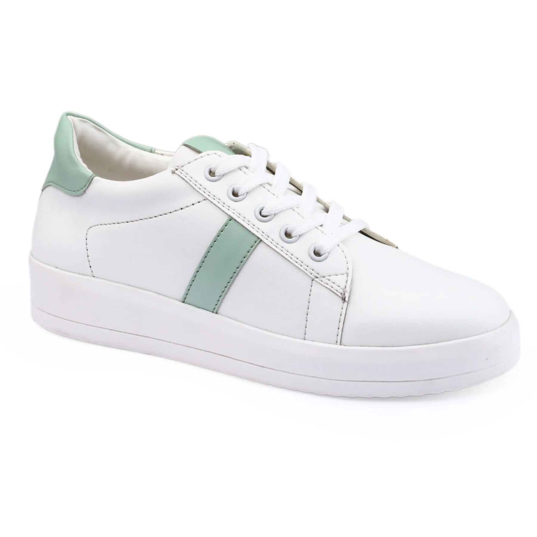 Bxxy Women's Faux Leather Casual Sneakers