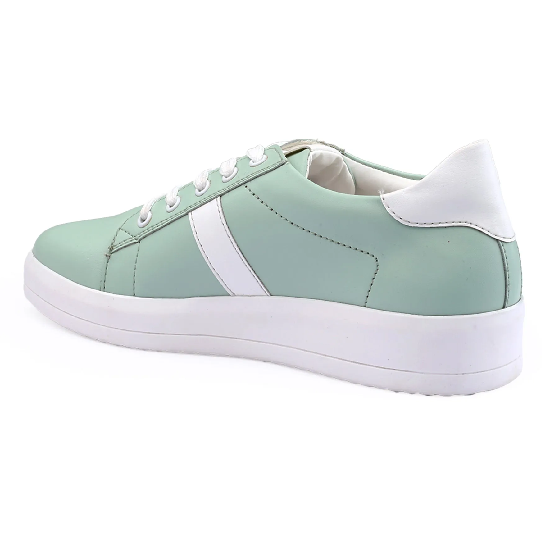 Bxxy Women's Faux Leather Casual Sneakers