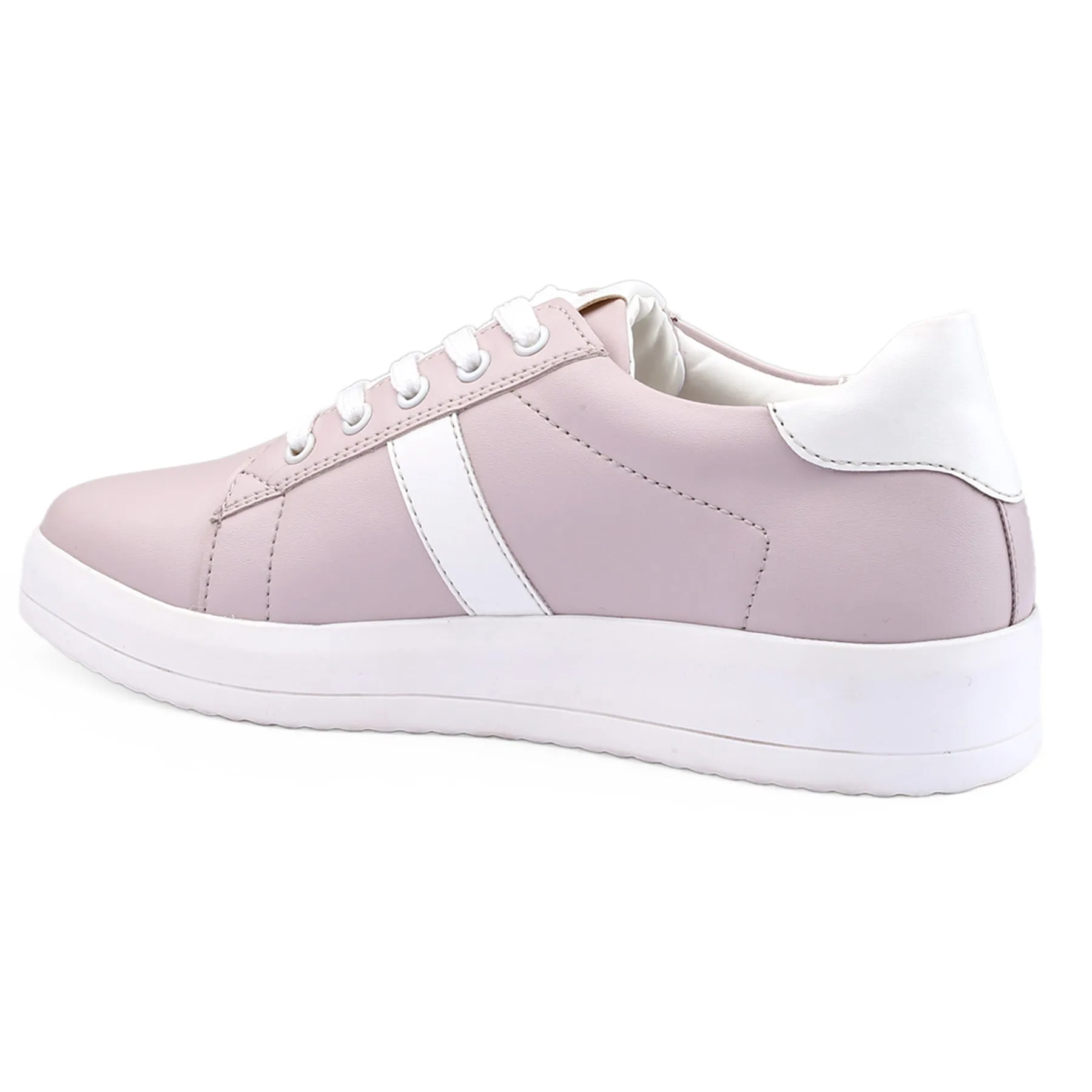 Bxxy Women's Faux Leather Casual Sneakers