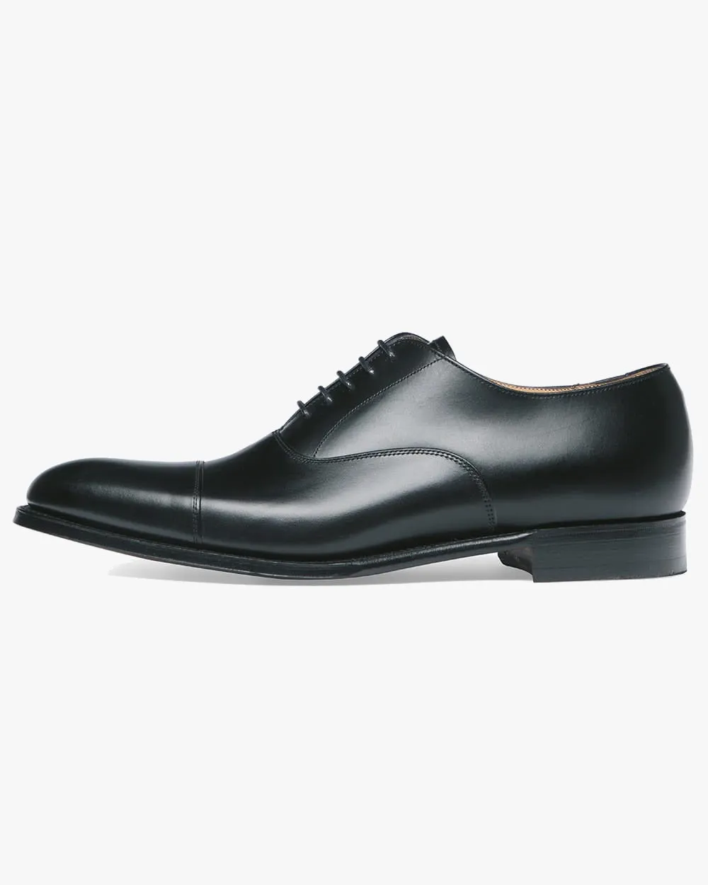 Cheaney Lime R Oxford Shoe - Black Calf Leather / Rubber Sole