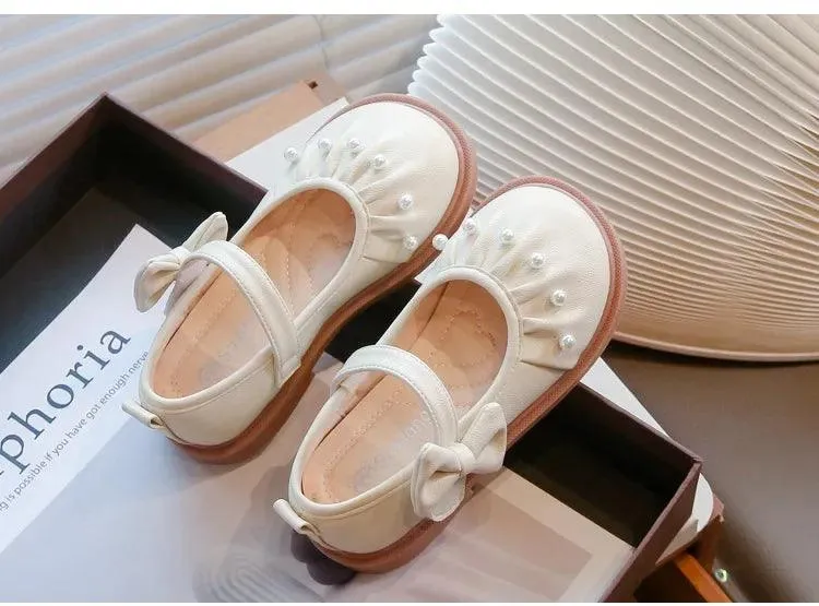 Children's Casual Shoes with Bow and Sweet Wrinkles - TSS257