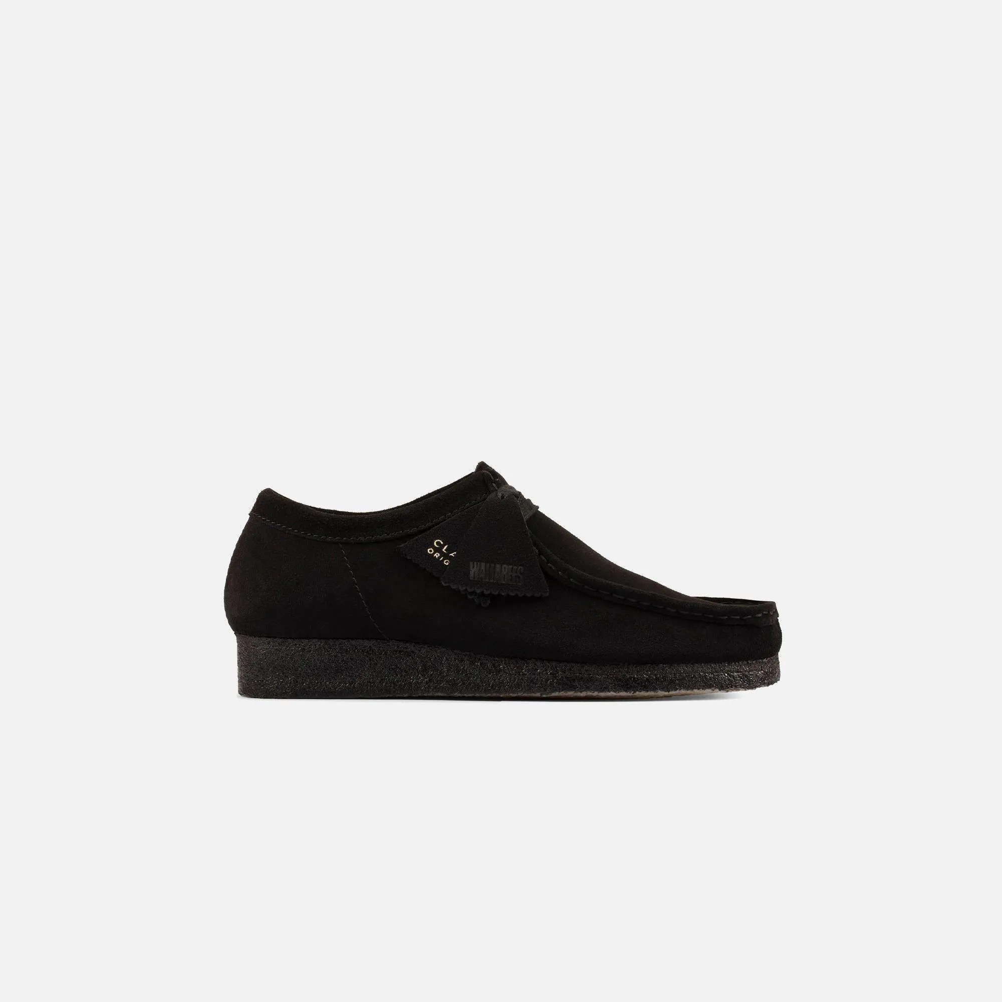 Clarks Originals Women's Wallabee Low Black Suede 26155522