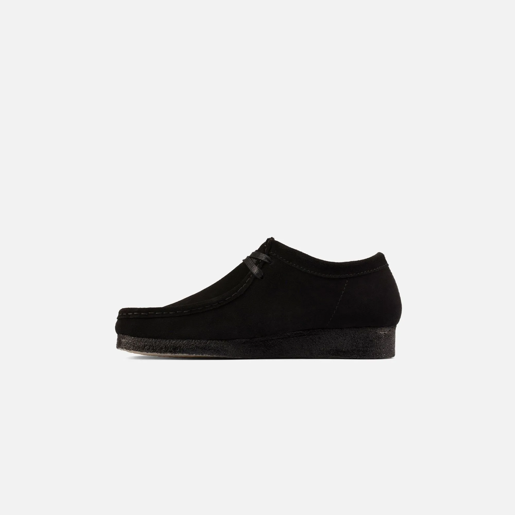 Clarks Originals Women's Wallabee Low Black Suede 26155522