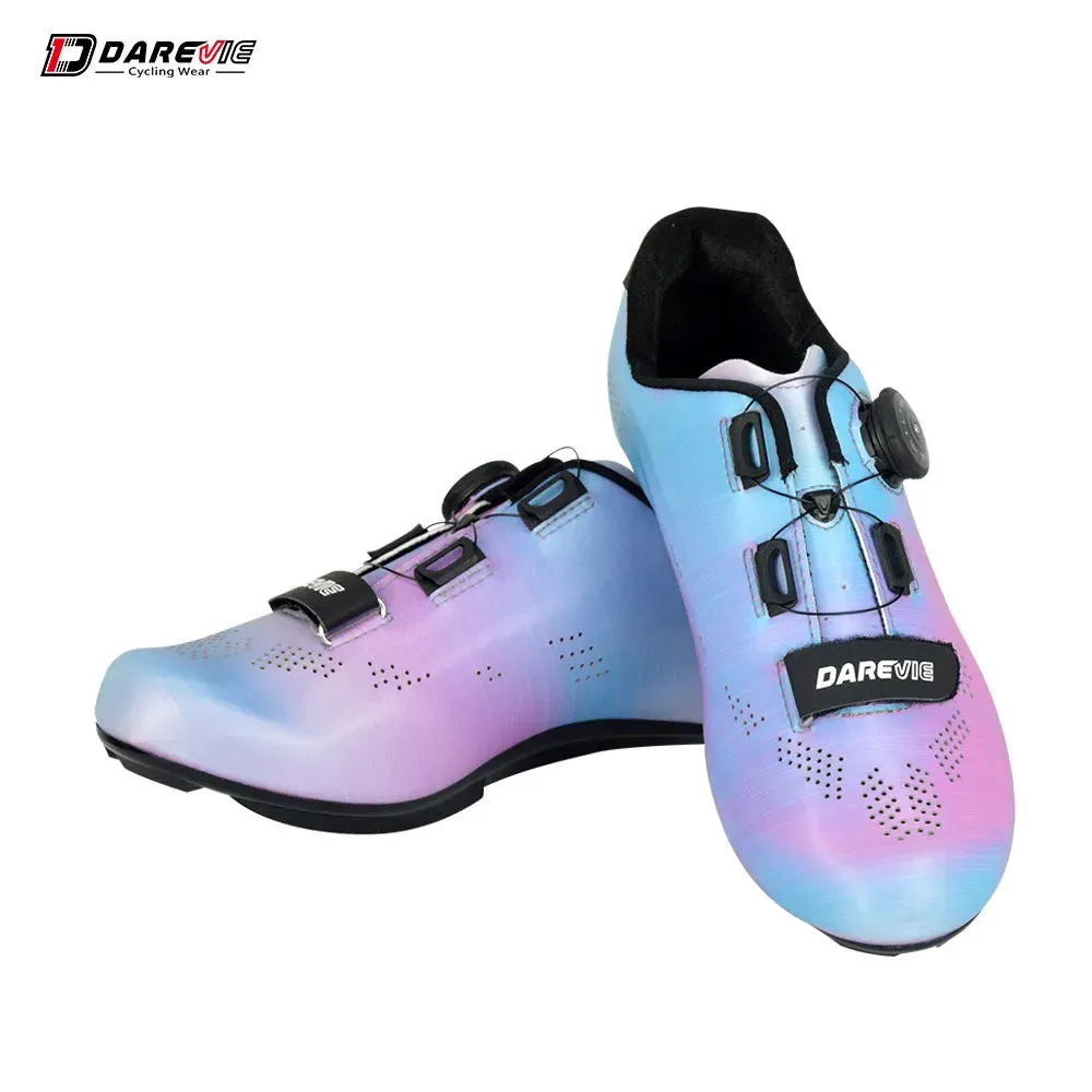 Colorful Chameleon Professional Reflective Cycling Shoes.