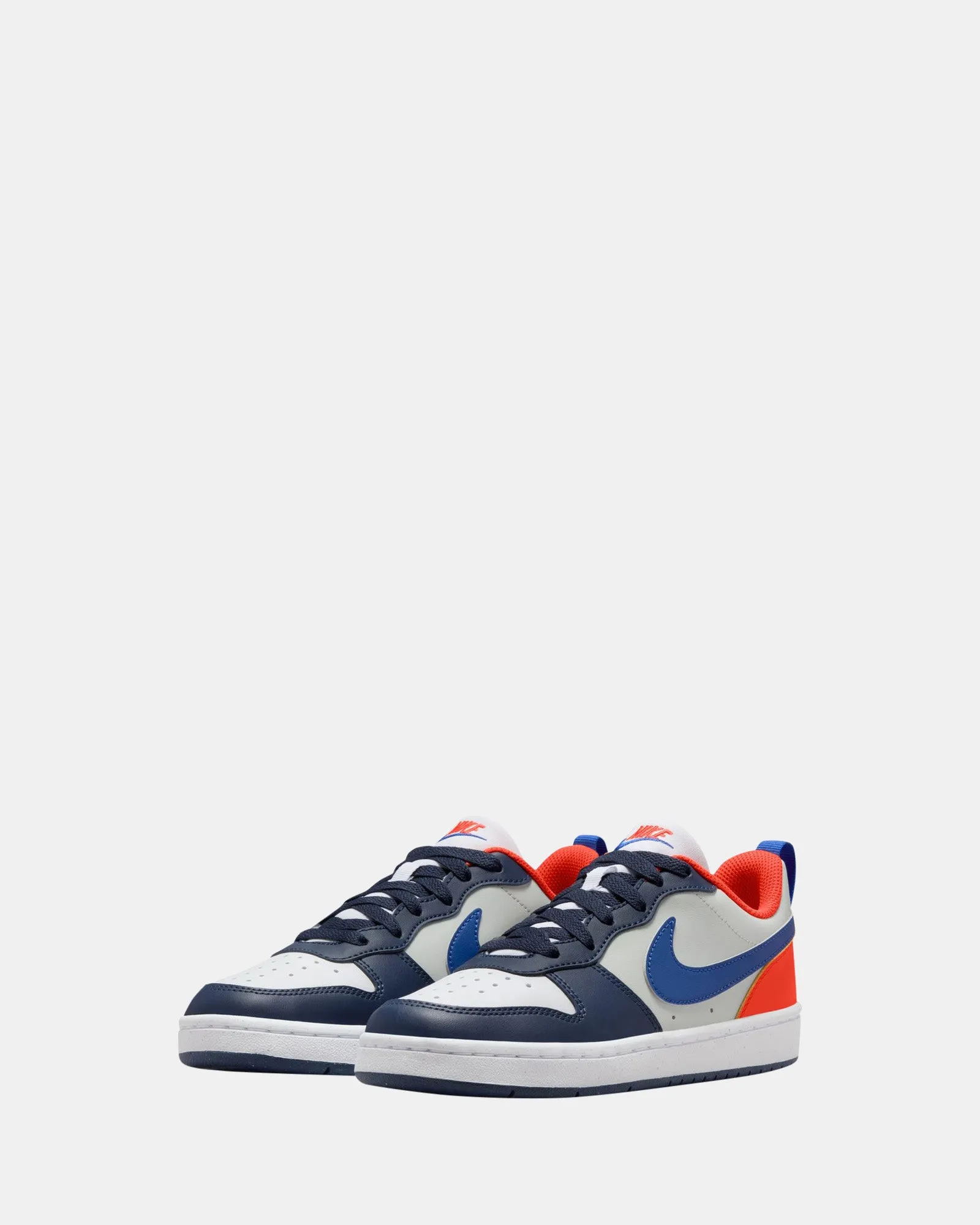 Court Borough Low Recraft Grade School Navy/Hyper Royal/Orange