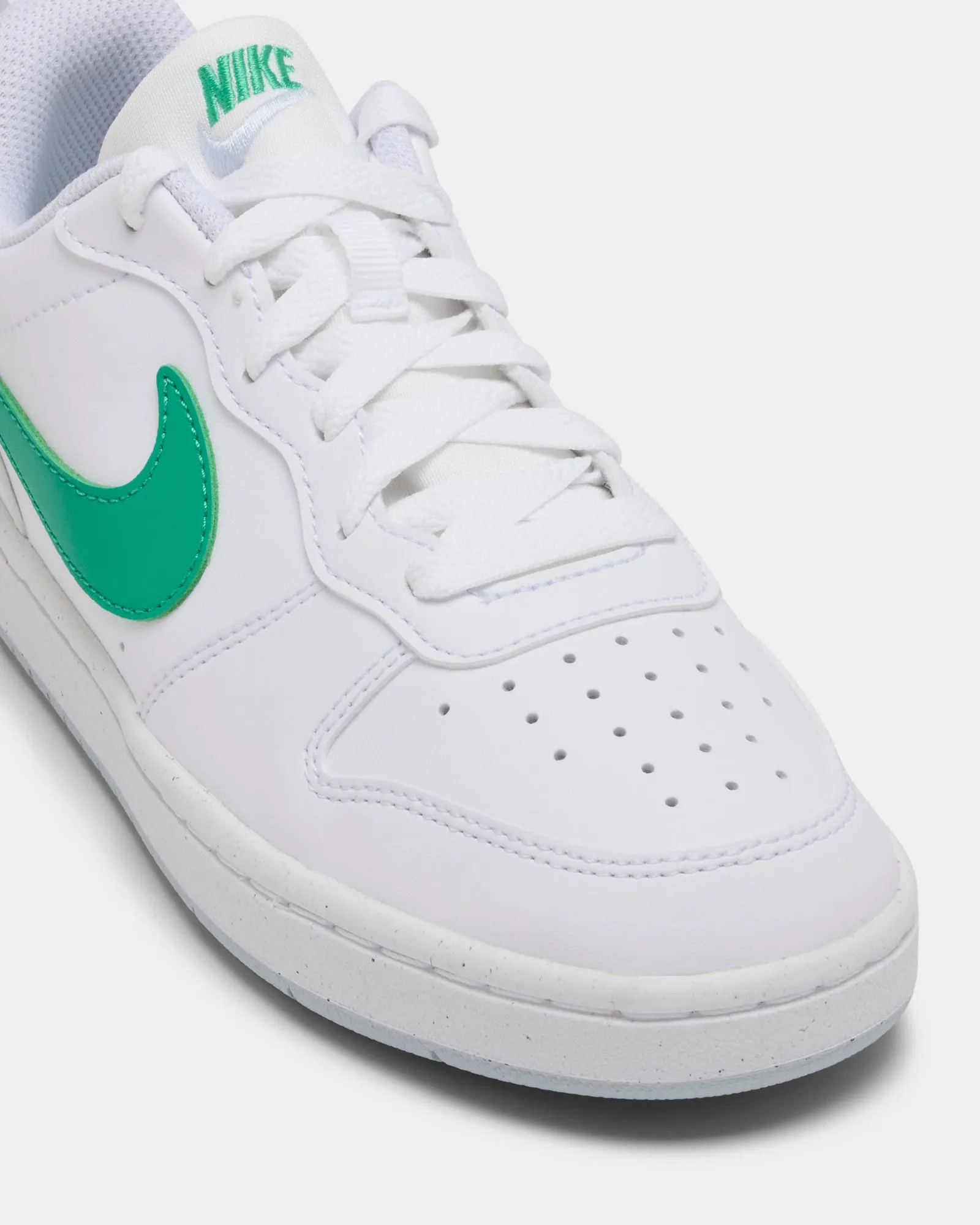 Court Borough Low Recraft Grade School White/Stadium Green/Grey