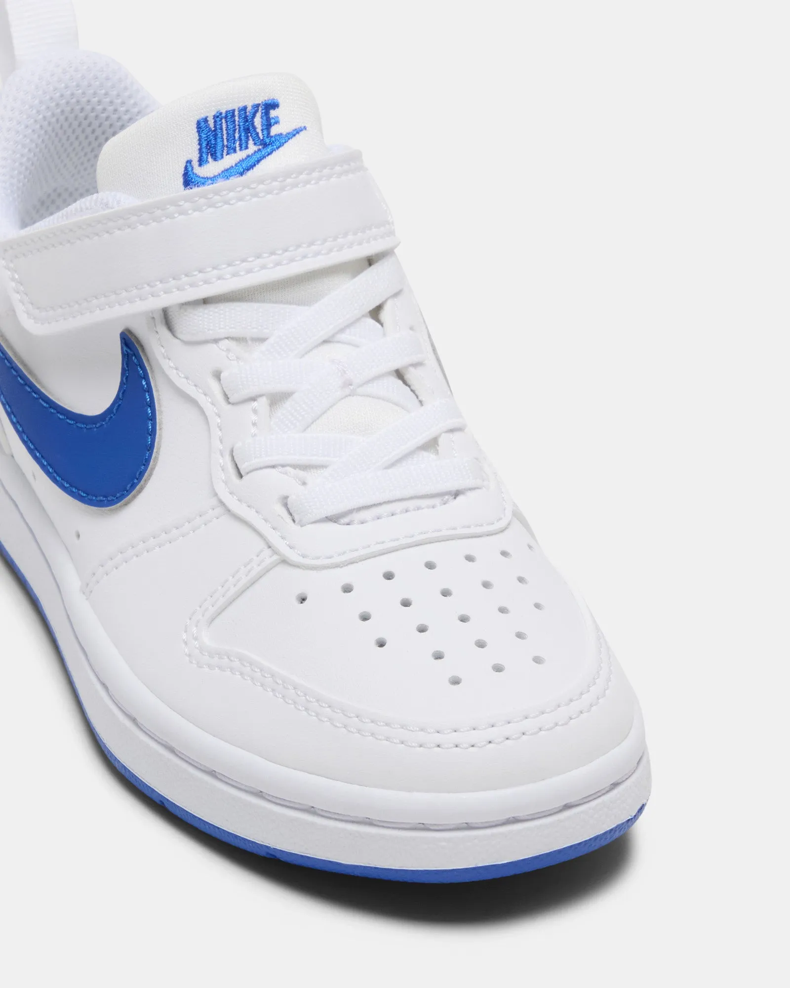 Court Borough Low Recraft Pre-School White/Hyper Royal