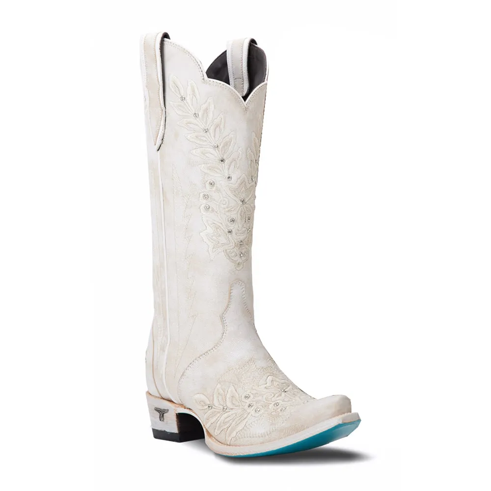 Destiny Studded Embroidered Snip Toe Cowboy Boots