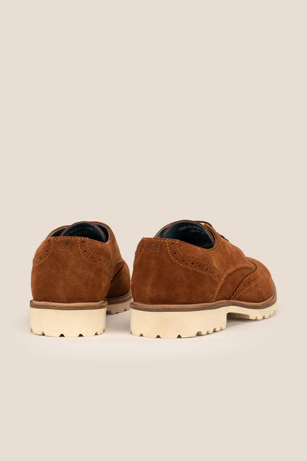 Eli Brown Suede Wide Fit