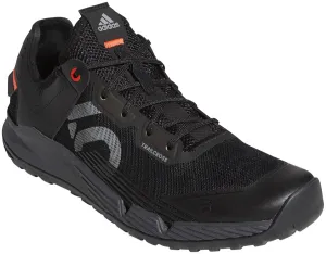 Five Ten Trailcross LT Flat Shoe - Men's, Black/Gray Two/Solar Red