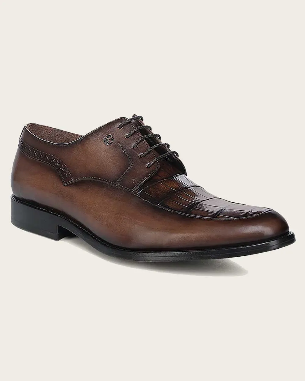 Formal derby honey ultra exotic shoe