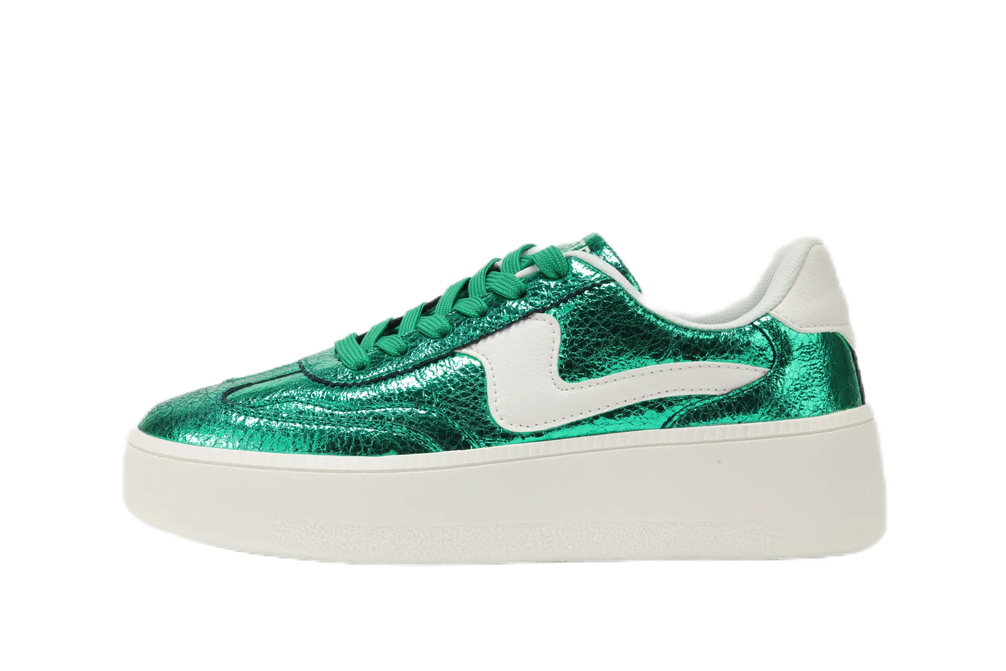 Hamster London Metallic Hot Green Party Sneakers