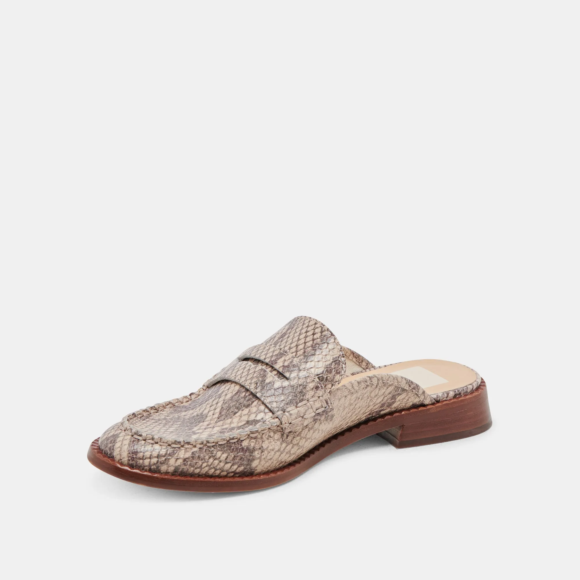 HAVAN LOAFERS SAND SNAKE EMBOSSED