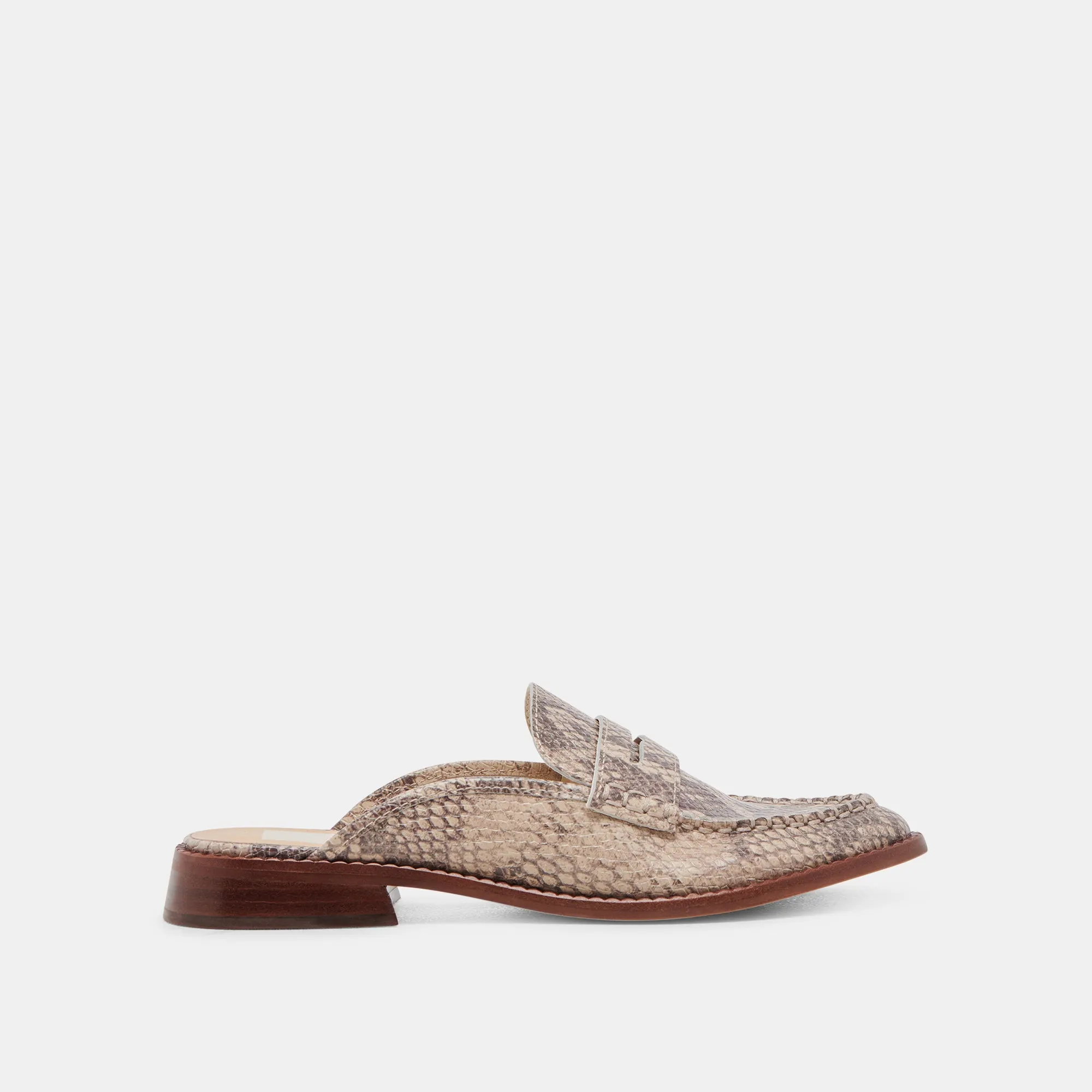 HAVAN LOAFERS SAND SNAKE EMBOSSED