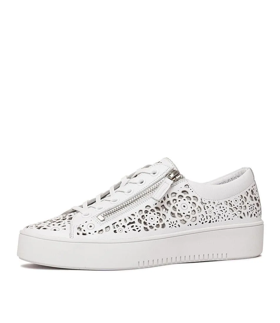 Leitha White Leather Sneakers