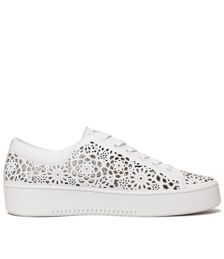 Leitha White Leather Sneakers