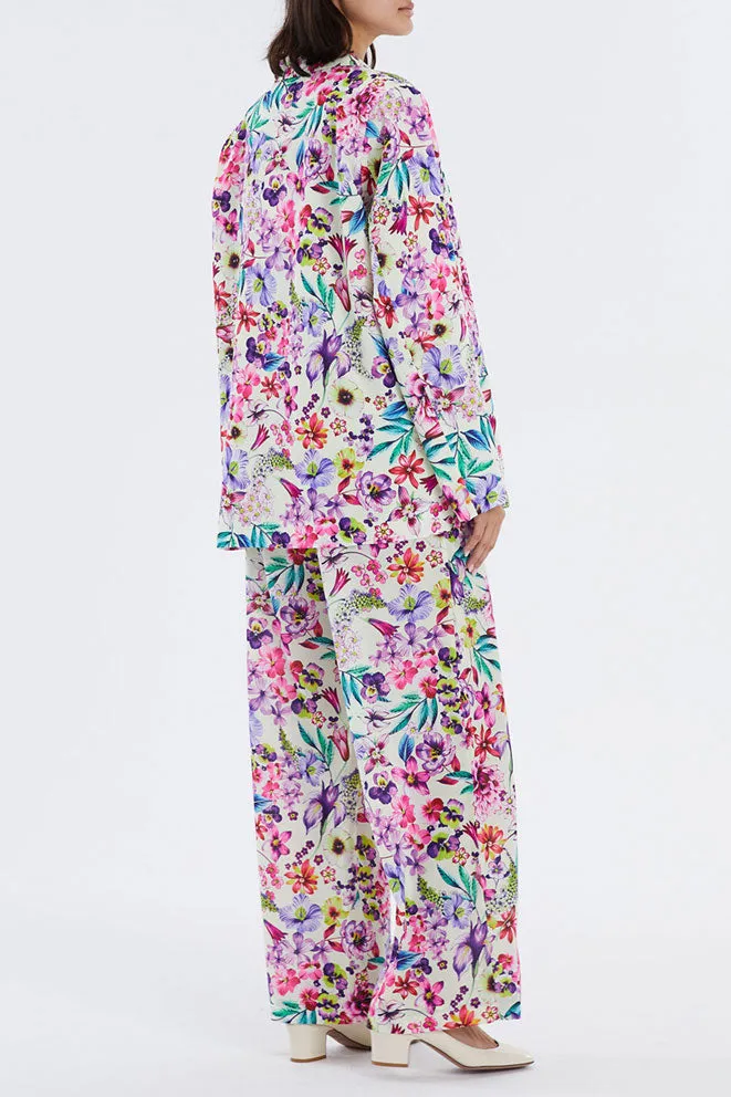 Lollys Laundry Vicky Bukser - Flower Print