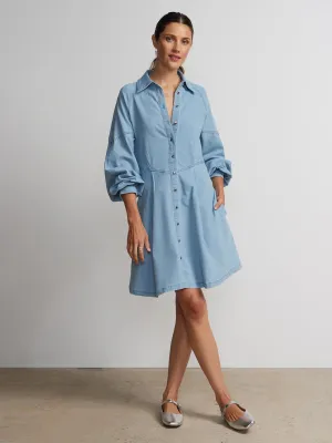 Long Sleeve Denim Shirt Dress