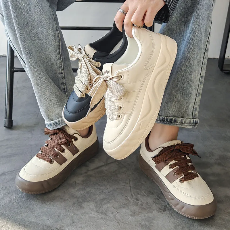 Men Minimalist Solid Comfort Flat Casual Sneakers