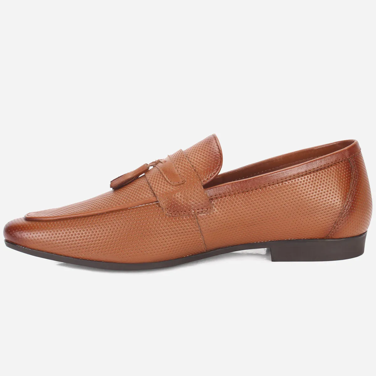 Men "ASTON" Leather Slide In Loafers Shoes