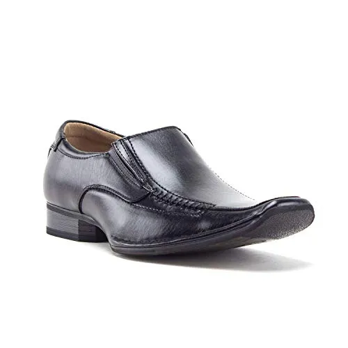 Men's 99344 Classic Square Toe Slip On Loafers Casual Dress Shoes