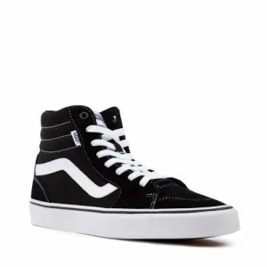 Mens Vans Filmore Hi Black/White Hi Top Lace Up Shoes