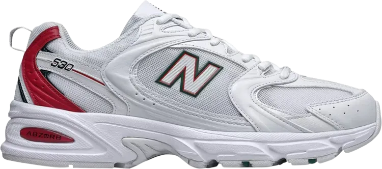 New Balance 530 'White Red' sneakers, white