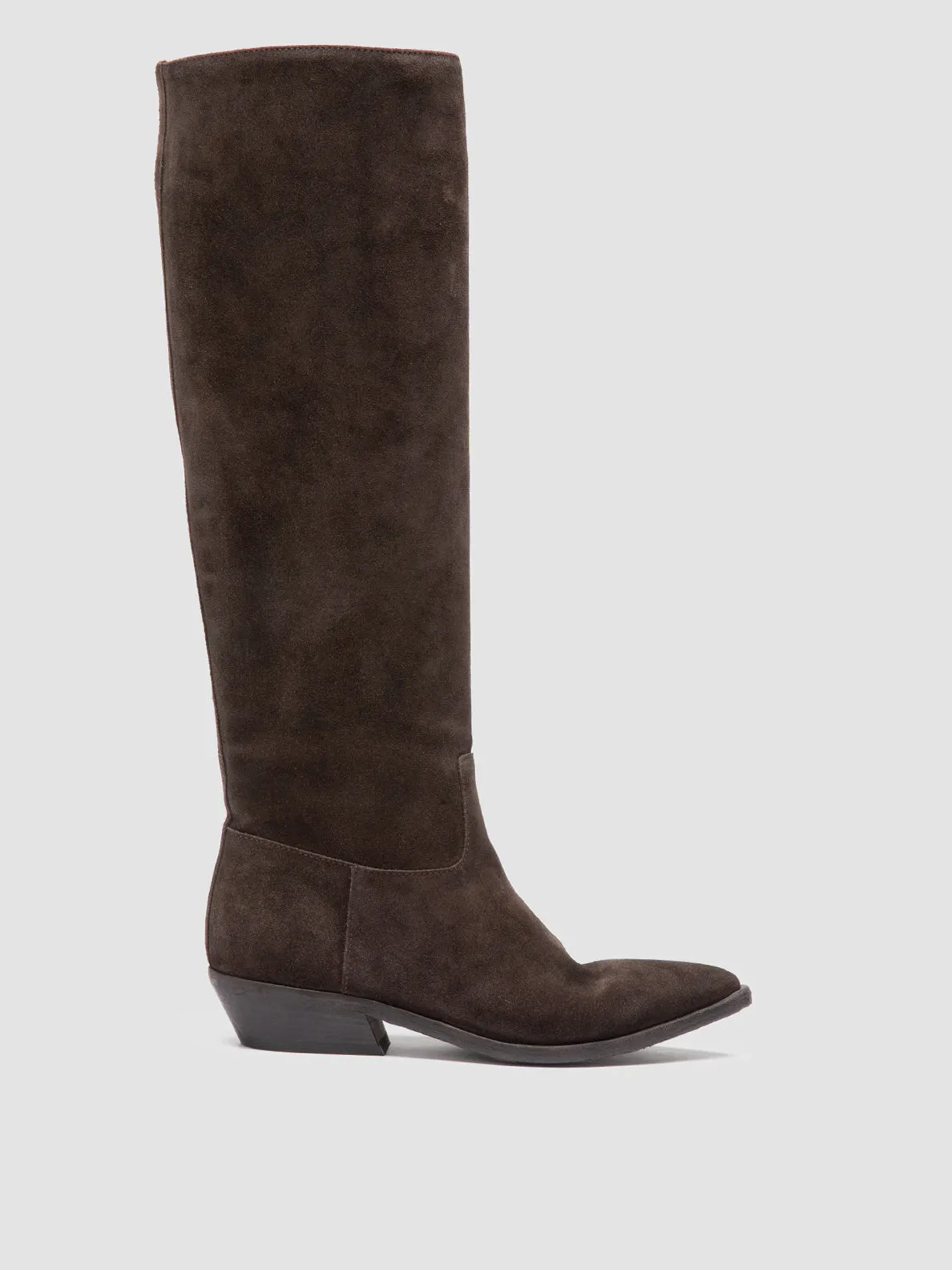 NOELIE DD 104 - Brown Suede Pull On Boots