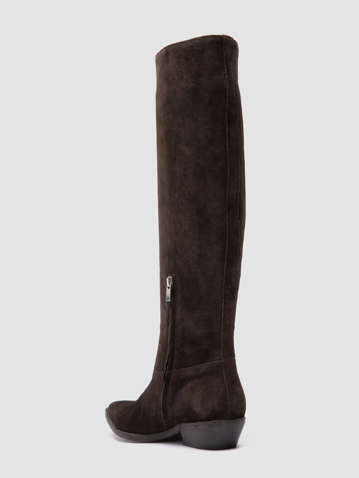 NOELIE DD 104 - Brown Suede Pull On Boots