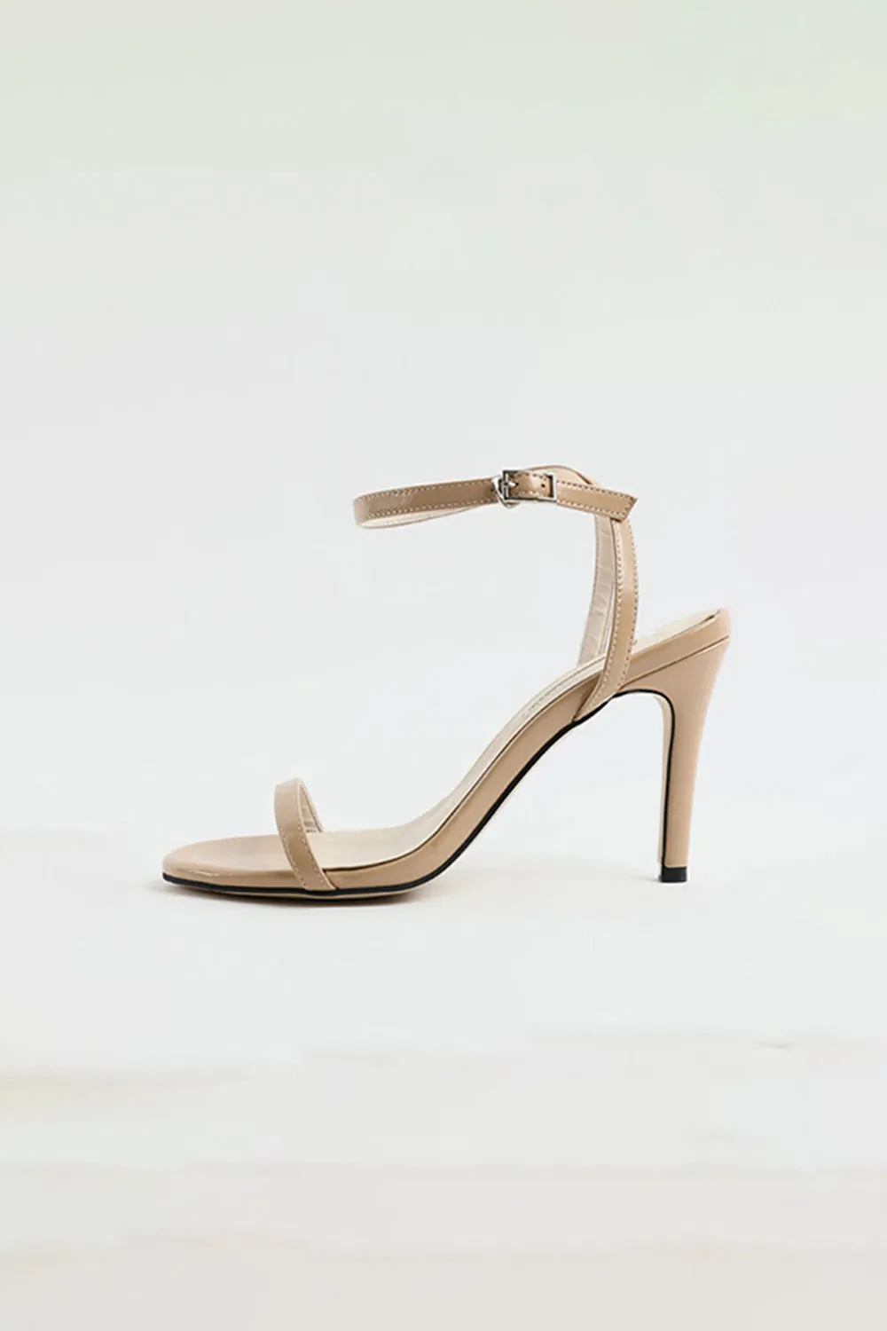 Outdoor Peep Toe Stiletto Heel Shoes With Buckle Ankle Strap