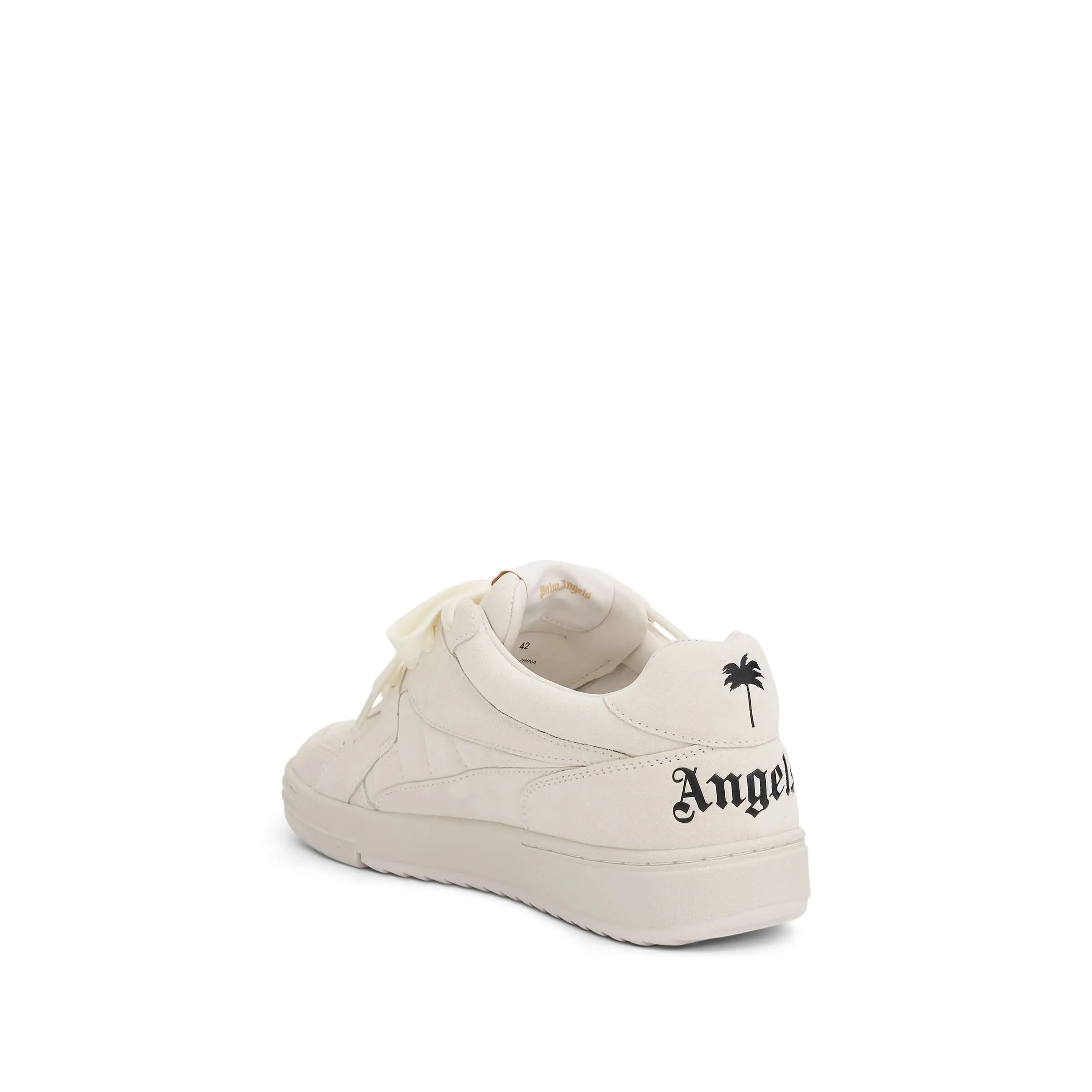 PA Universal Original Suede Sneaker in Cream/White