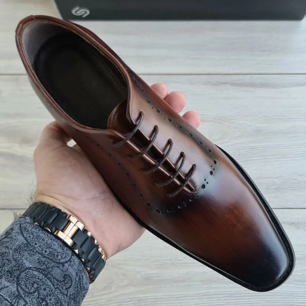 Patina Wholecut Oxford Dress Shoes