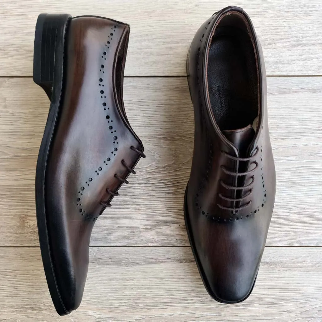 Patina Wholecut Oxford Dress Shoes