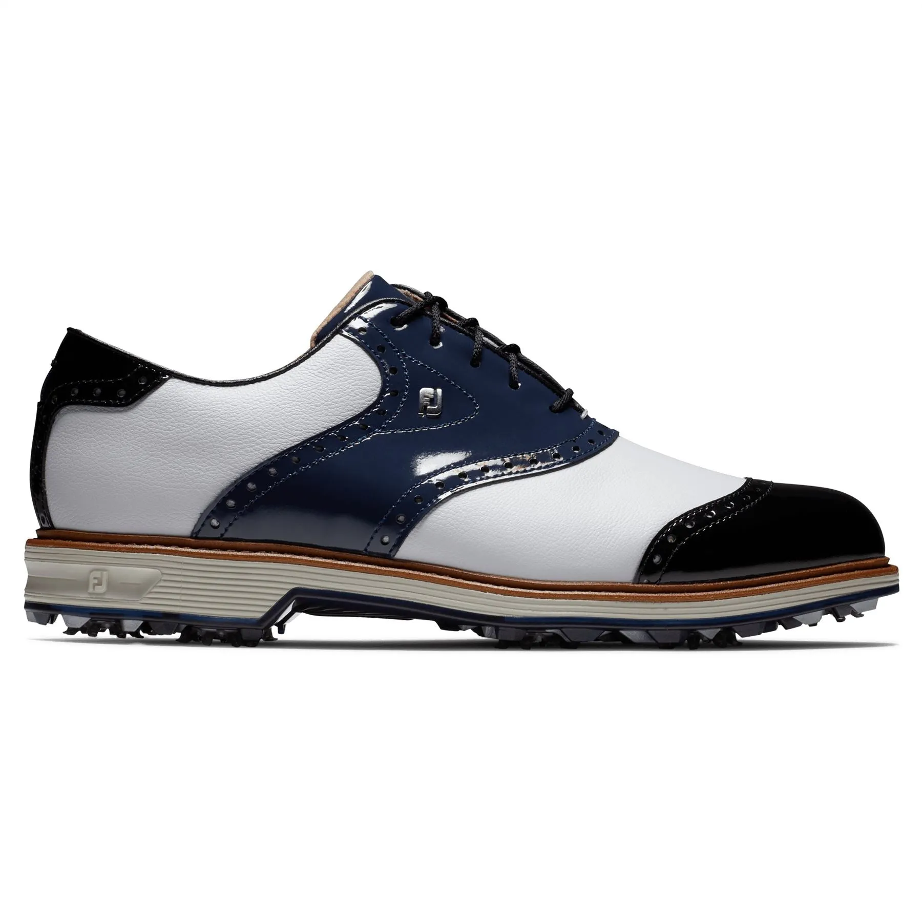 Premiere Wilcox DJ Golf Shoes White/Navy/Black - AW24