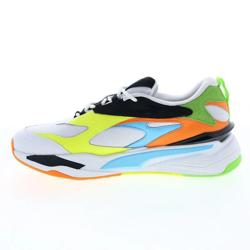 Puma Men's RS Fast Tropics Shoes - White / Black / Blue / Green / Yellow