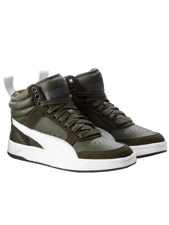 Puma scarpa sneakers da uomo Rebound Street V2 363715 09 verde foresta