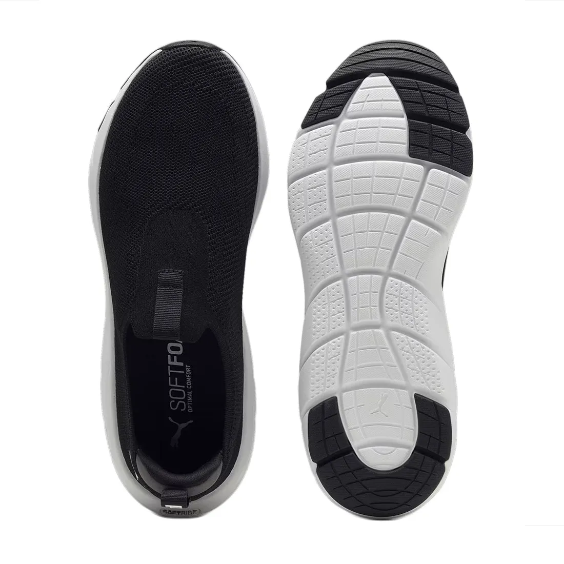 PUMA Softride Flex Slip-On Knit Men's Shoes Black