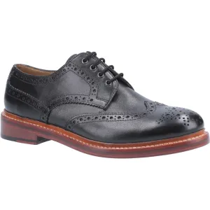 Quenington Leather Goodyear Welt Shoes Black