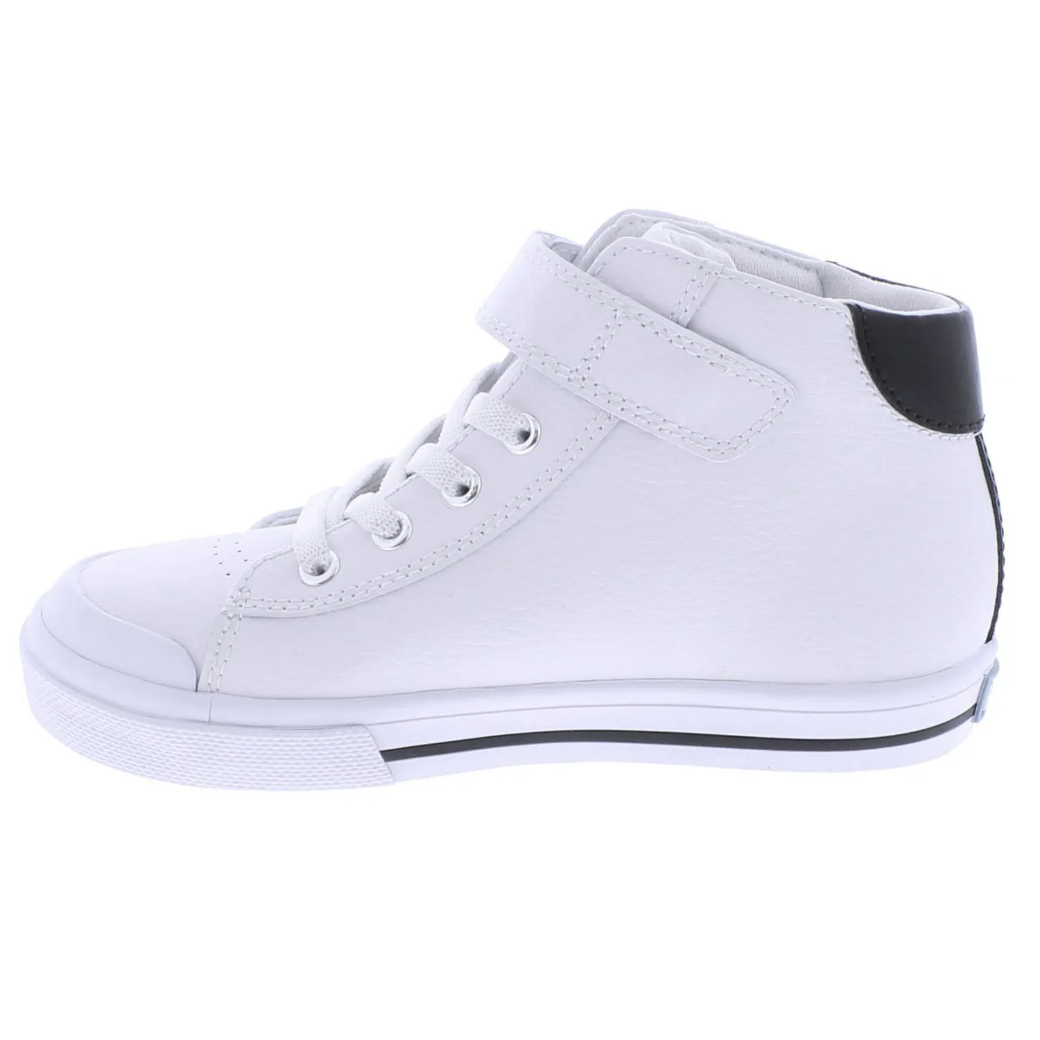 RILEY - V105-101 - White/Black Leather