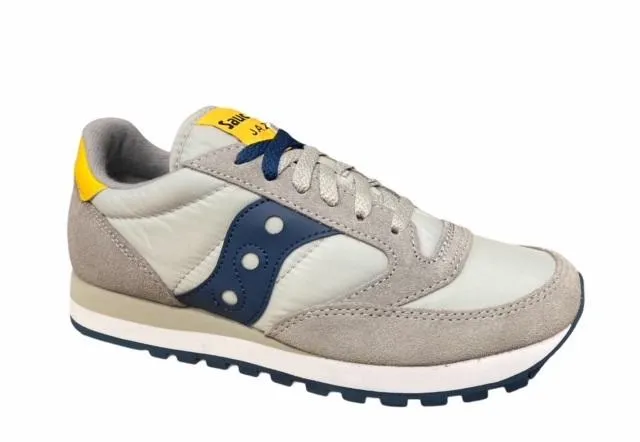 Saucony Originals scarpa sneakers da uomo Jazz S2044-605 grigio-giallo