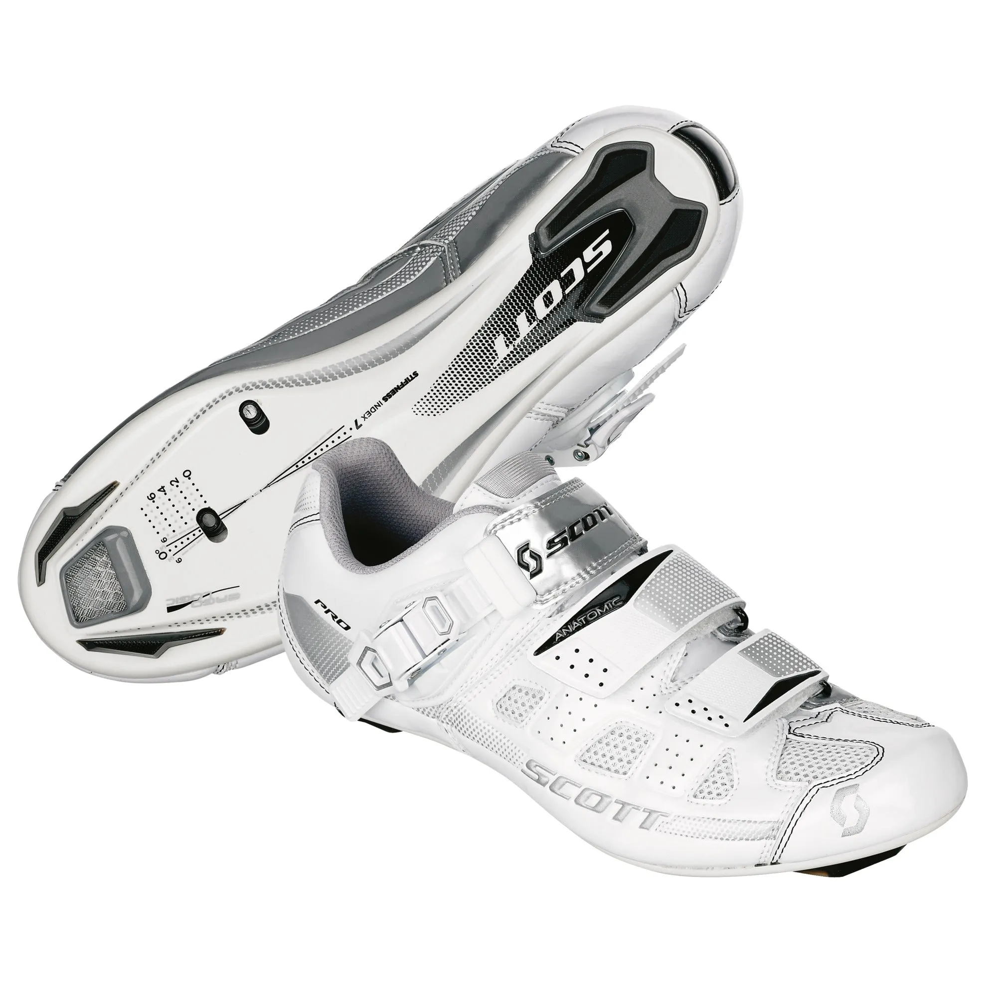 Scott Shoe Road Pro Lady White/Silver Gloss